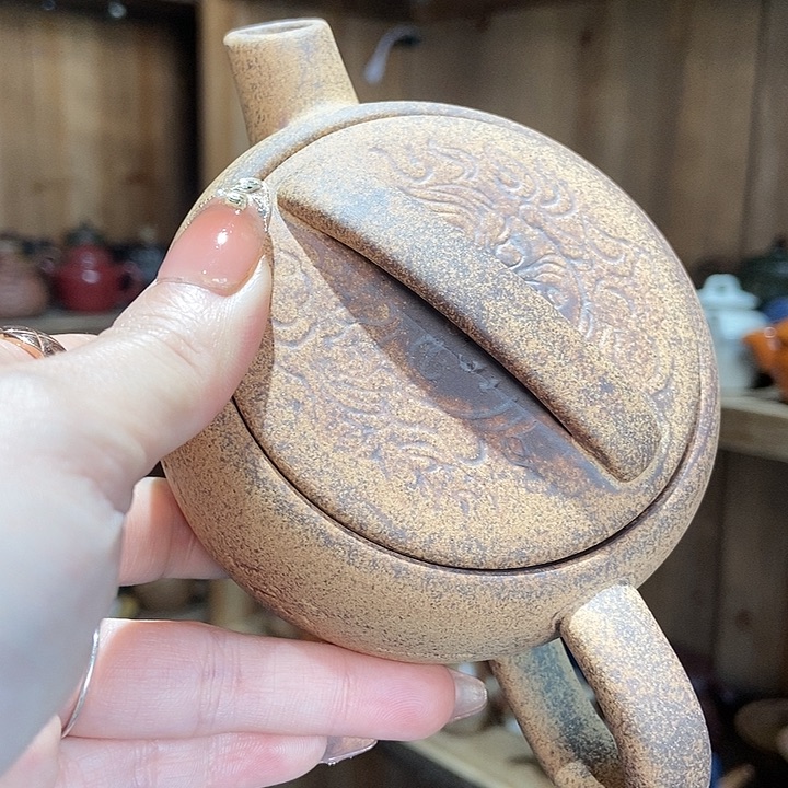 柴烧老岩泥高端茶器