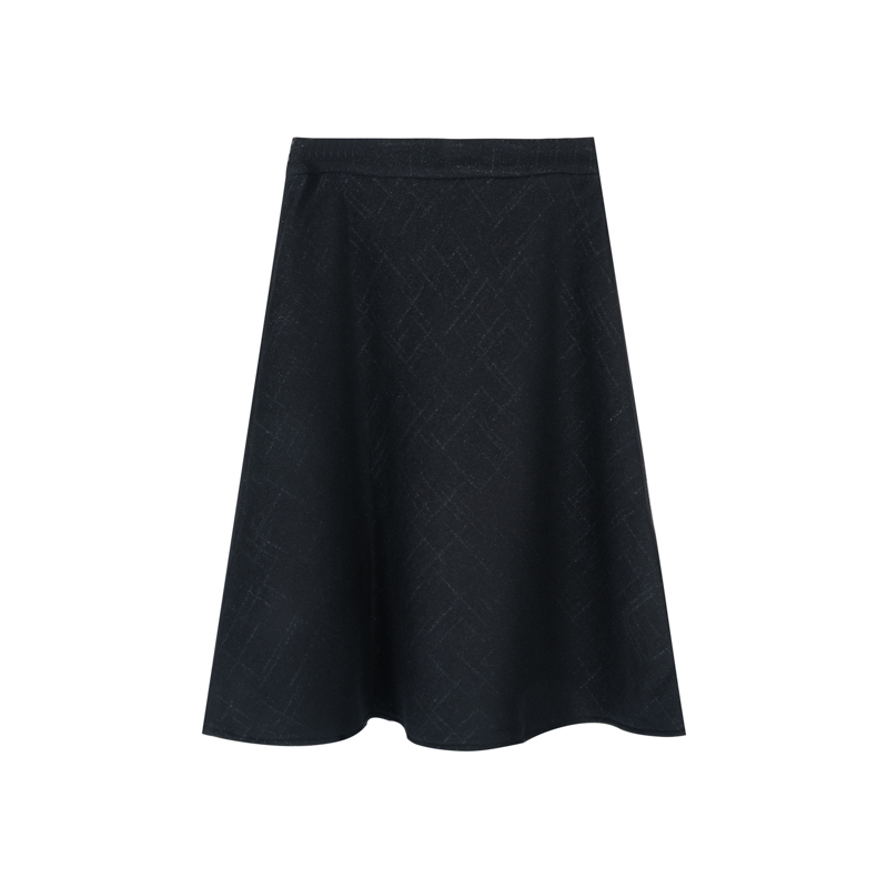 【粉丝专享】她翼冬季半身裙气质高腰休闲百搭长款BT7302354192