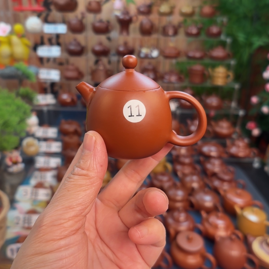 朱泥茶壶朱泥茶壶微瑕40c