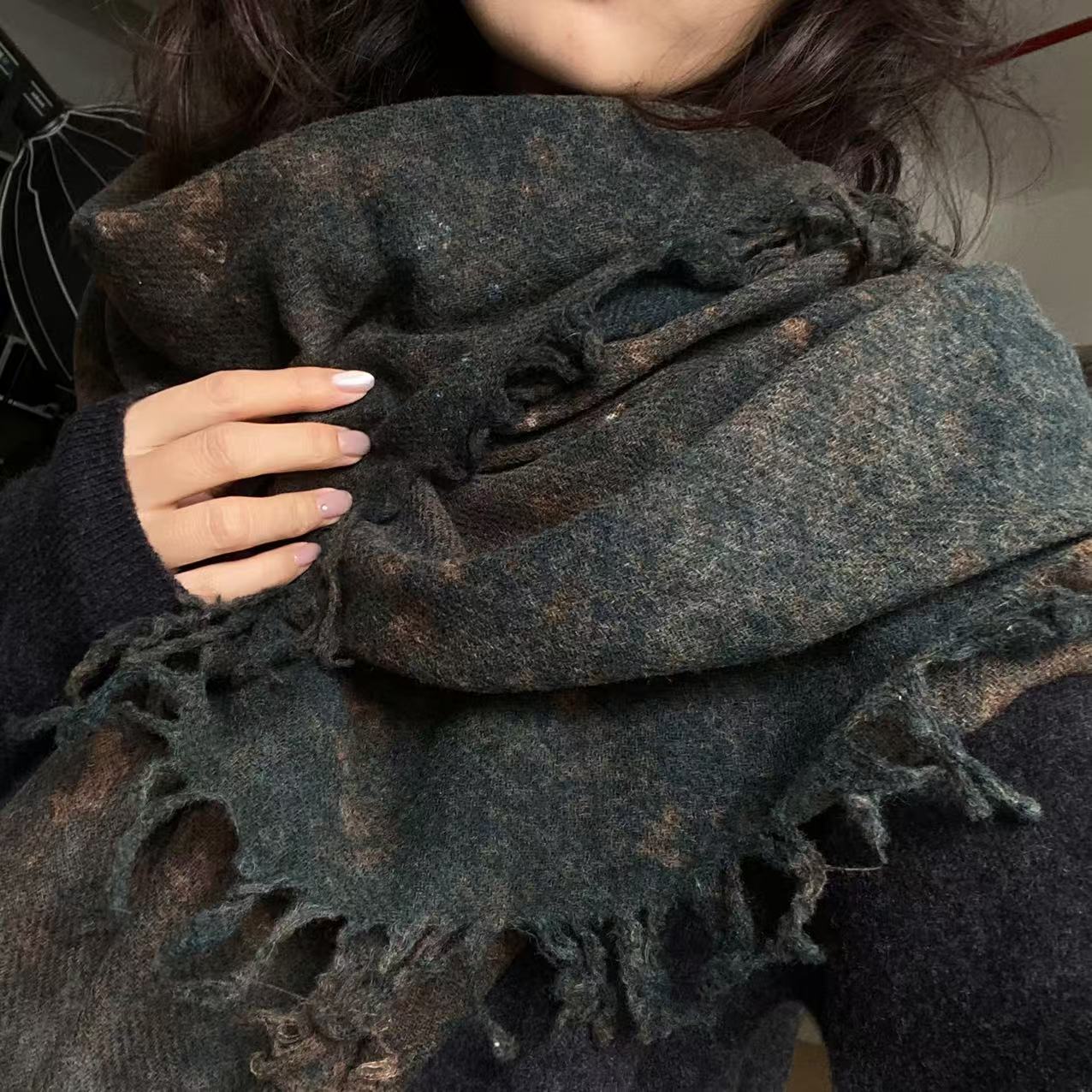 澳洲100绵羊毛（1.5✖️1.5）（正方形围巾）819