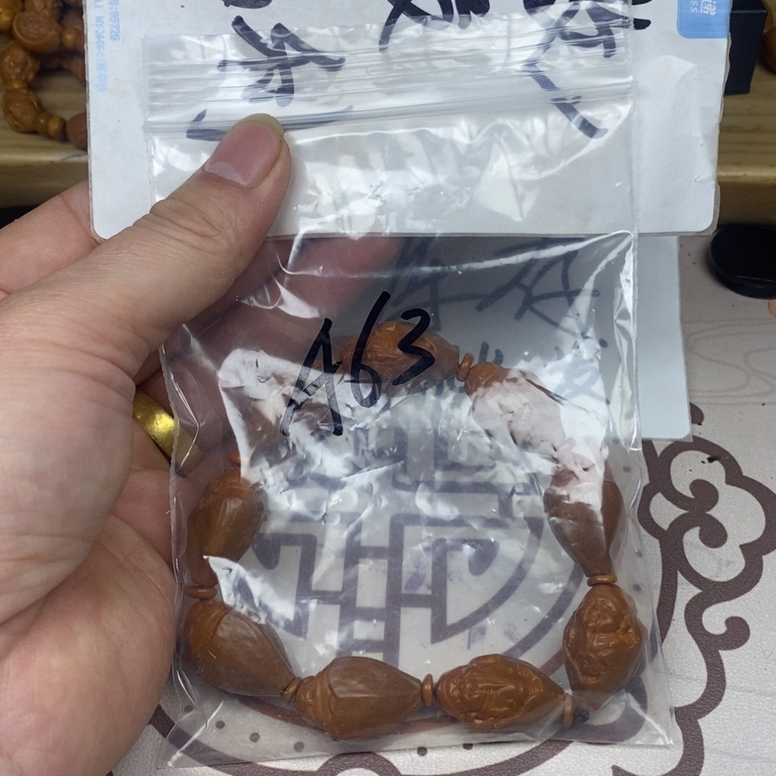 橄榄核手串/手链橄榄核橄榄核雕刻强