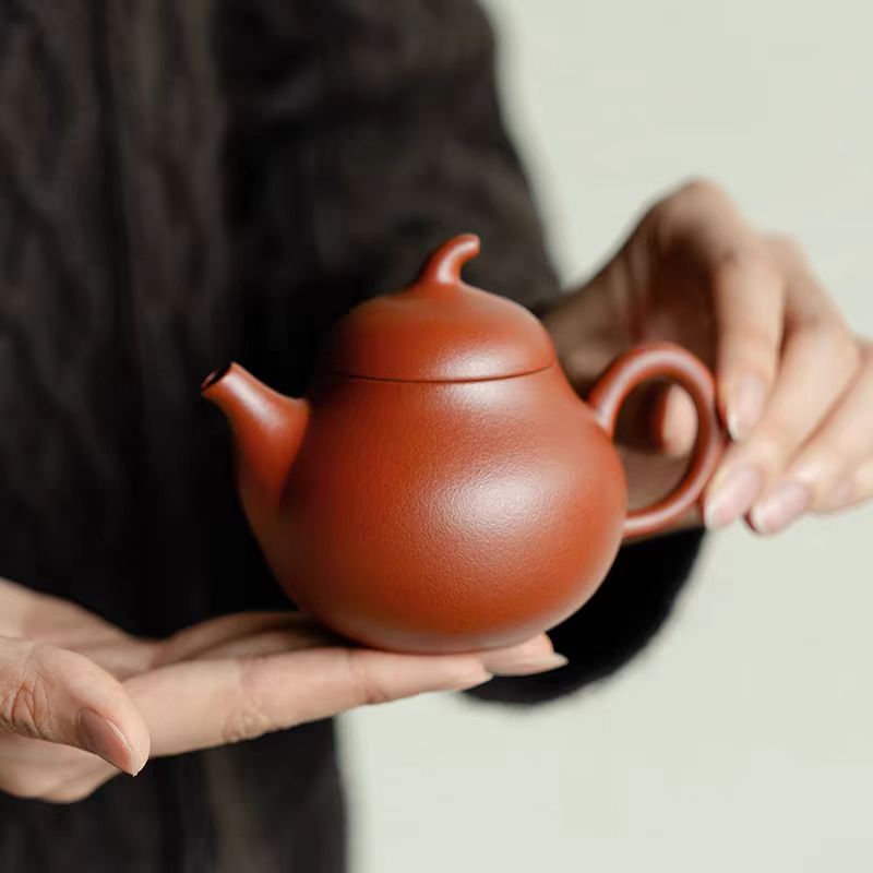 （蛋蛋专用）朱泥小梨壶泡茶壶
