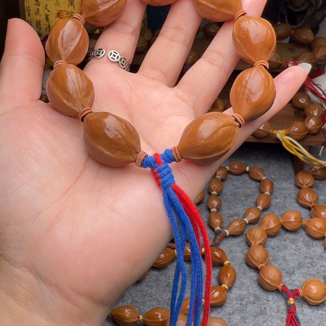 橄榄核手串1.9+老核 正宗梅林铁核