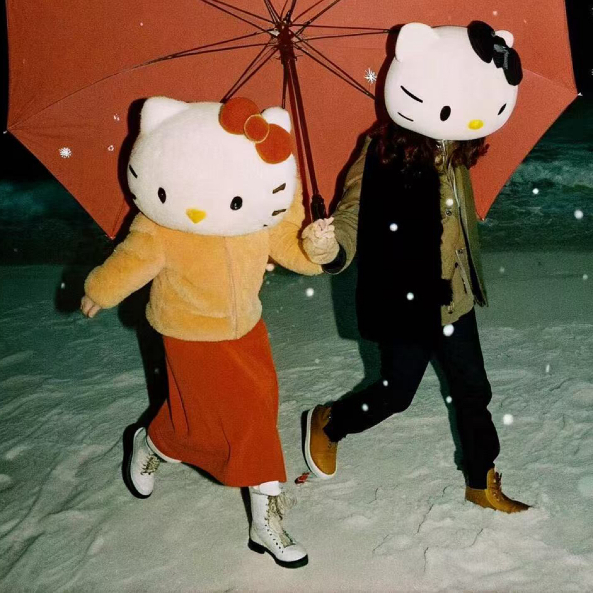 RUSHMOON 【重工刺绣条纹KT开衫】