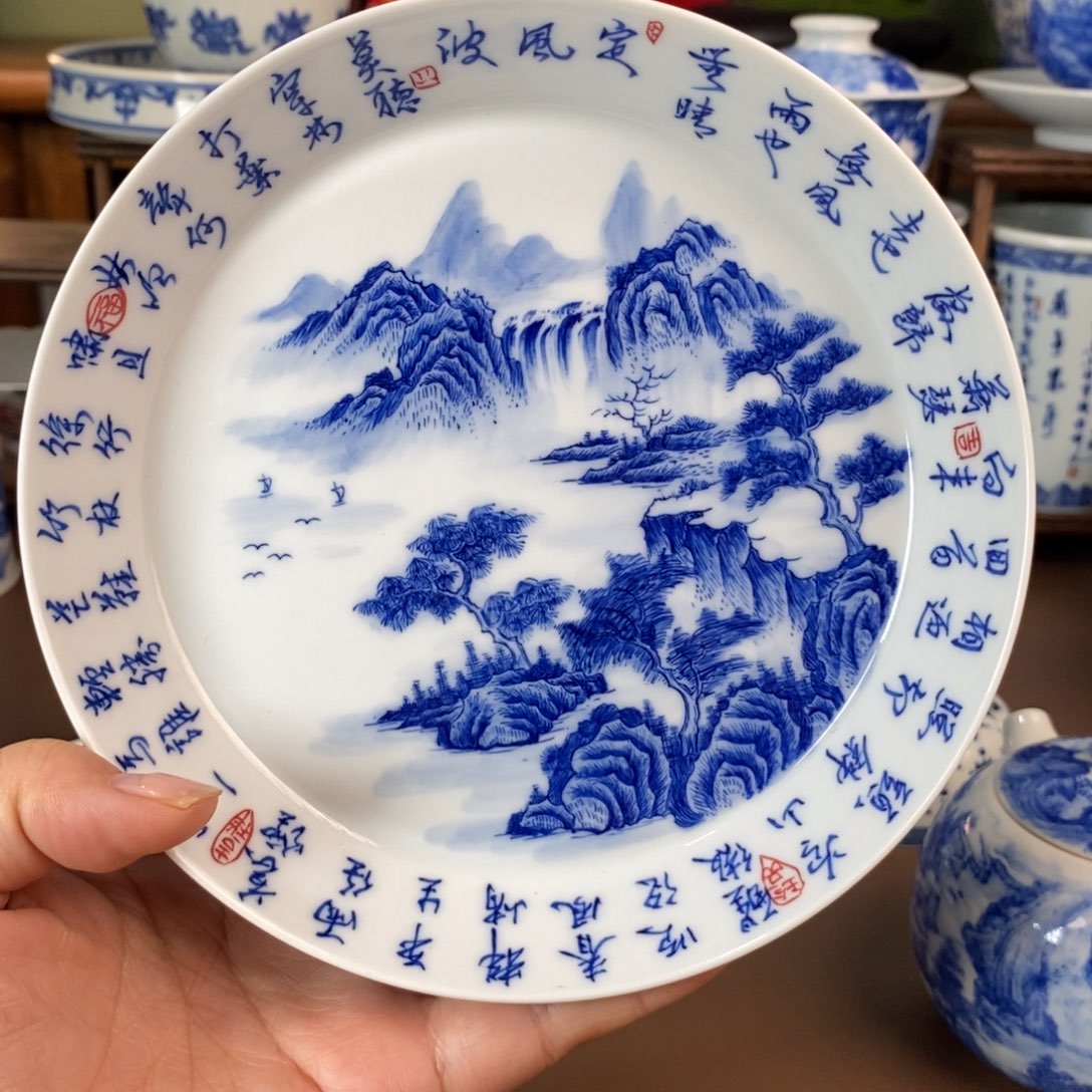 景德镇陶瓷手工手绘