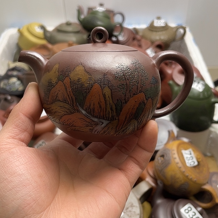 紫砂茶壶紫砂微瑕