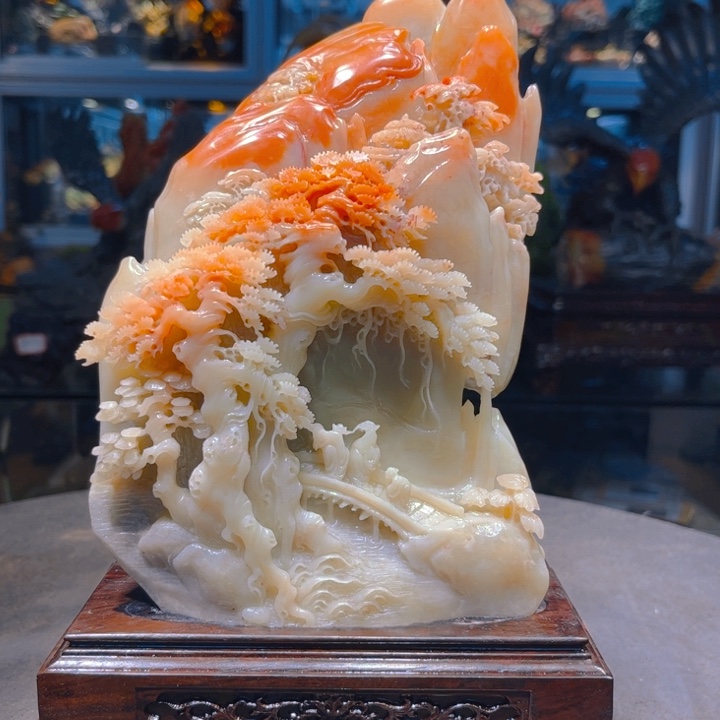 寿山石咪*寿山石雕刻艺术品