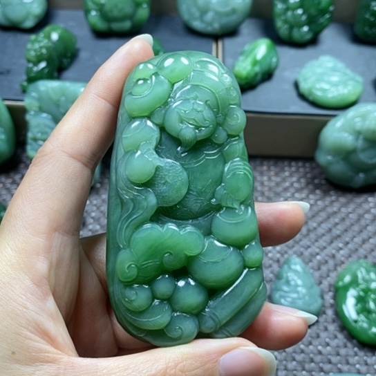 【闪购商品】和田玉挂件未镶嵌美***意