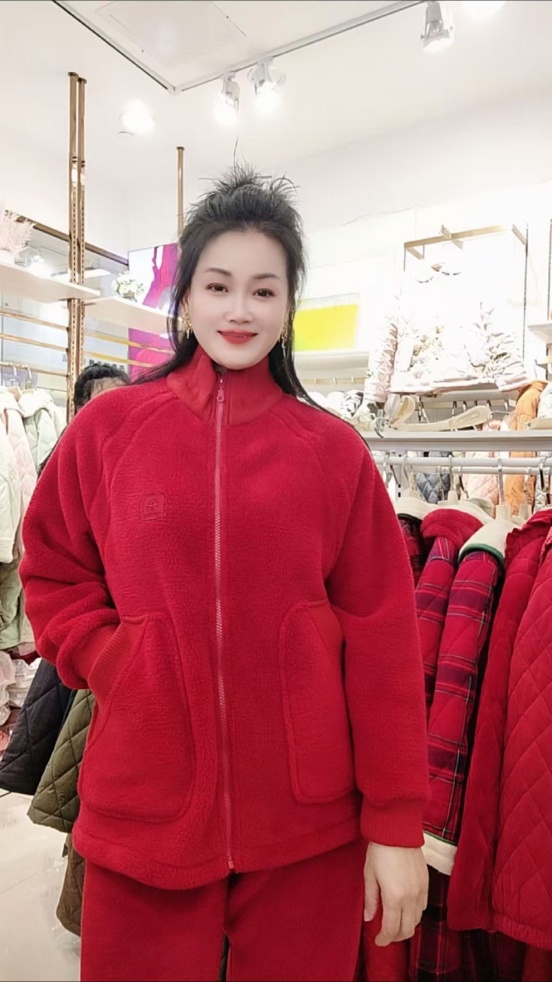 25480098立领运动休闲风可外穿家居服