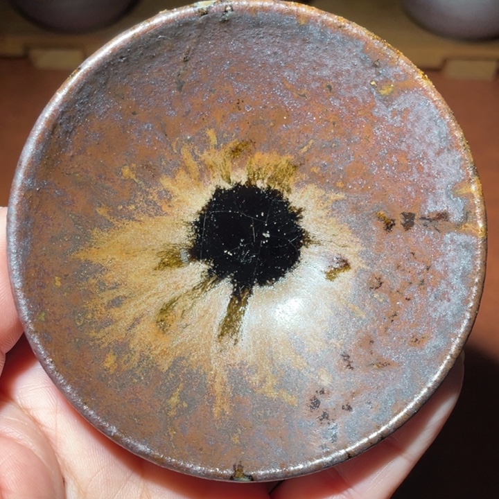 图***8茶盏柴烧自然落灰烧