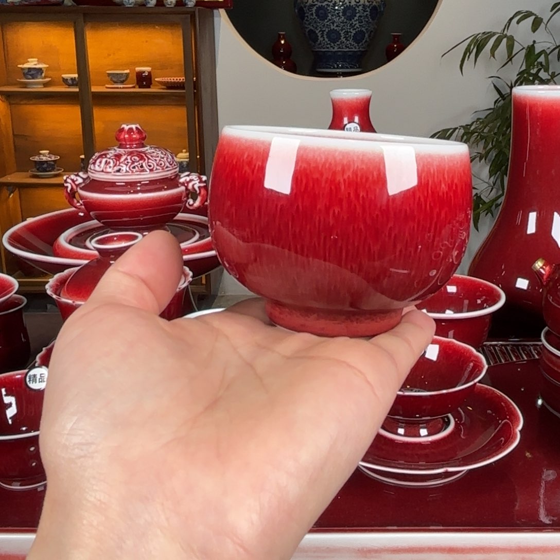 杯景德镇原矿郎红杯