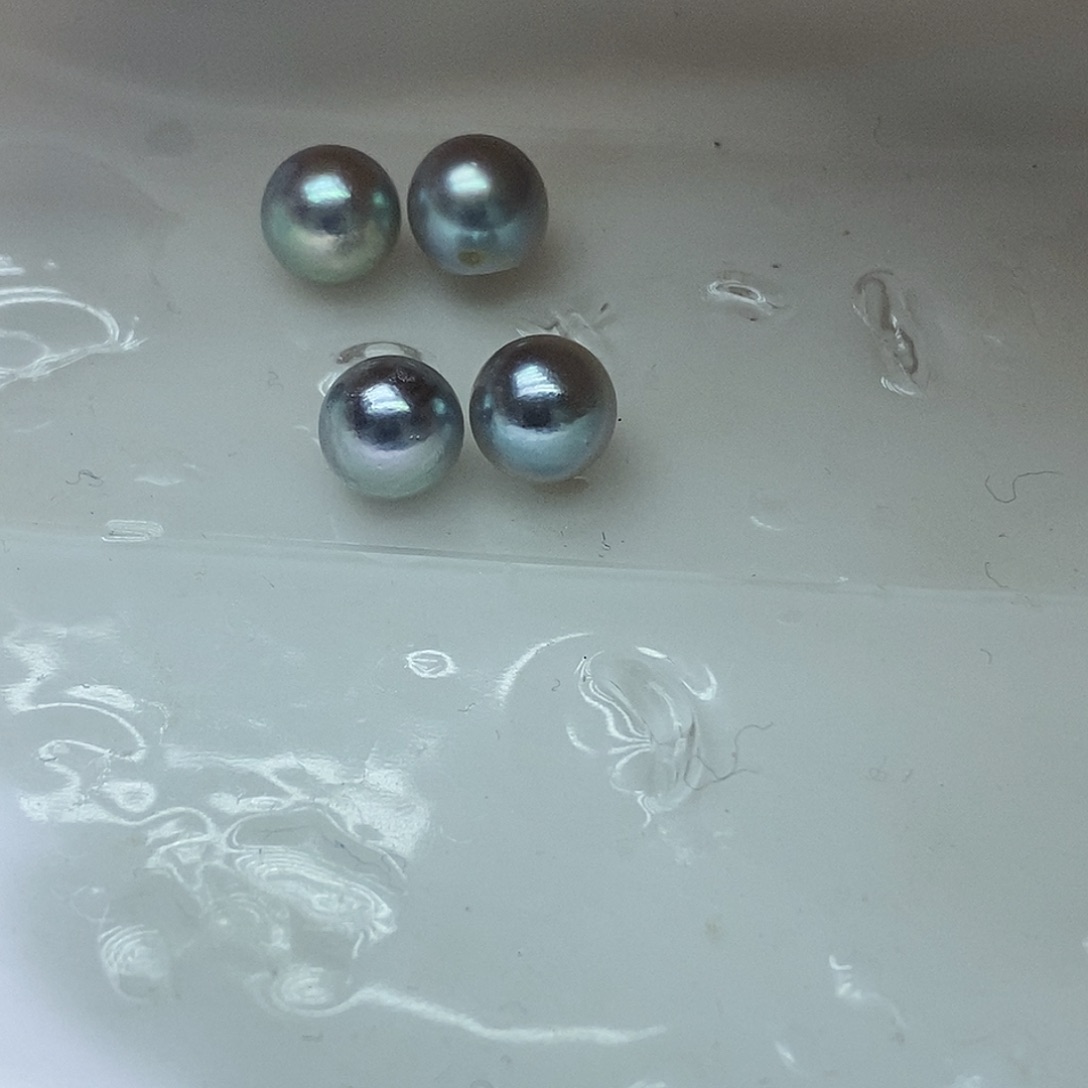 淡水珍珠吊坠银S925镶嵌