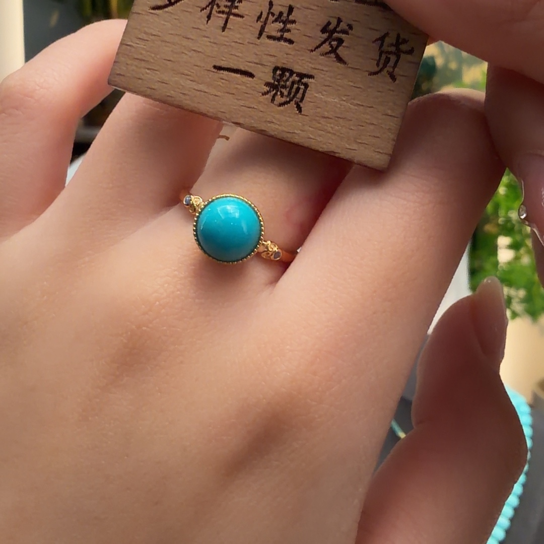 绿松石银S925镶嵌颈饰