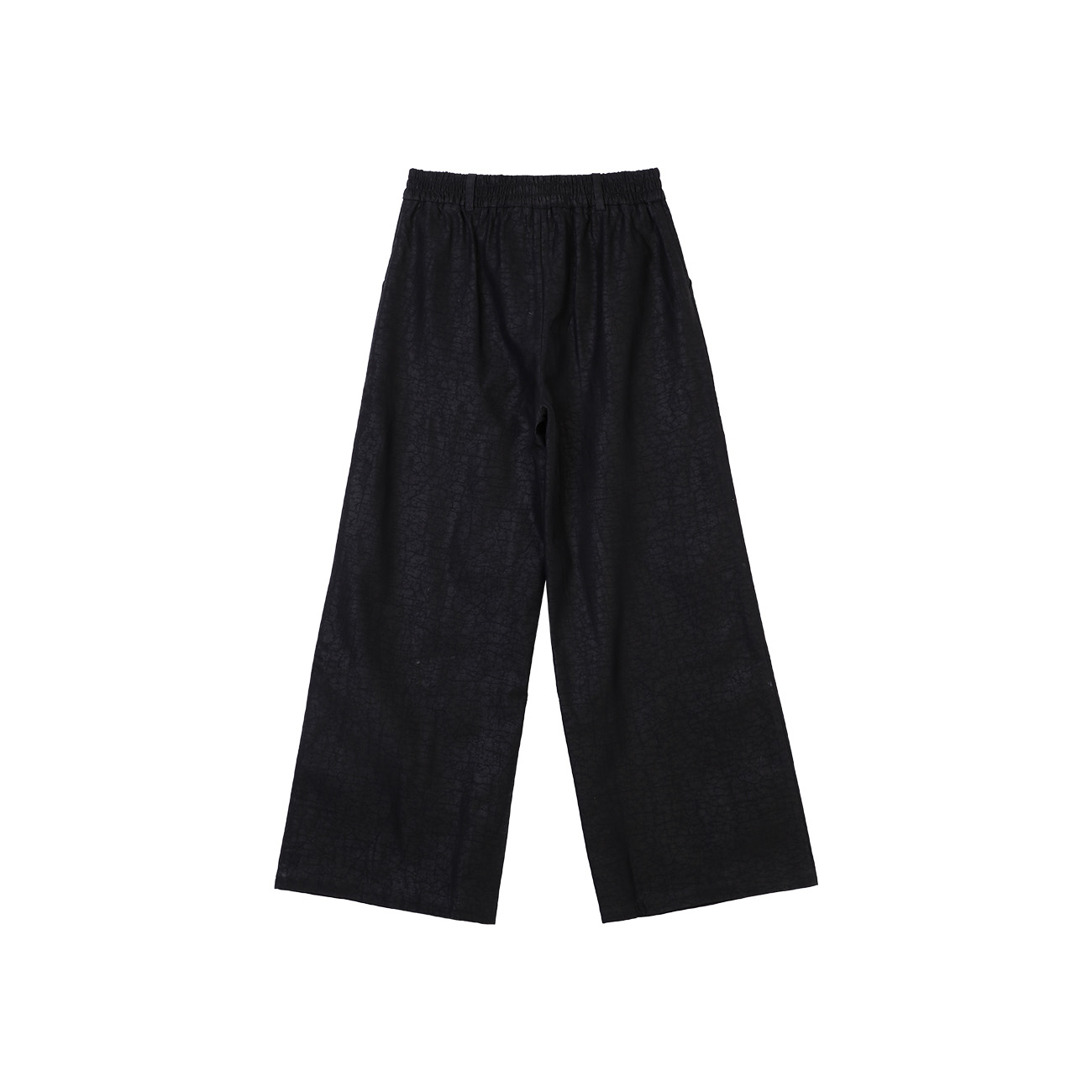 【李老板专属】黑龟香云纱拼羊毛直筒裤（干洗）59079