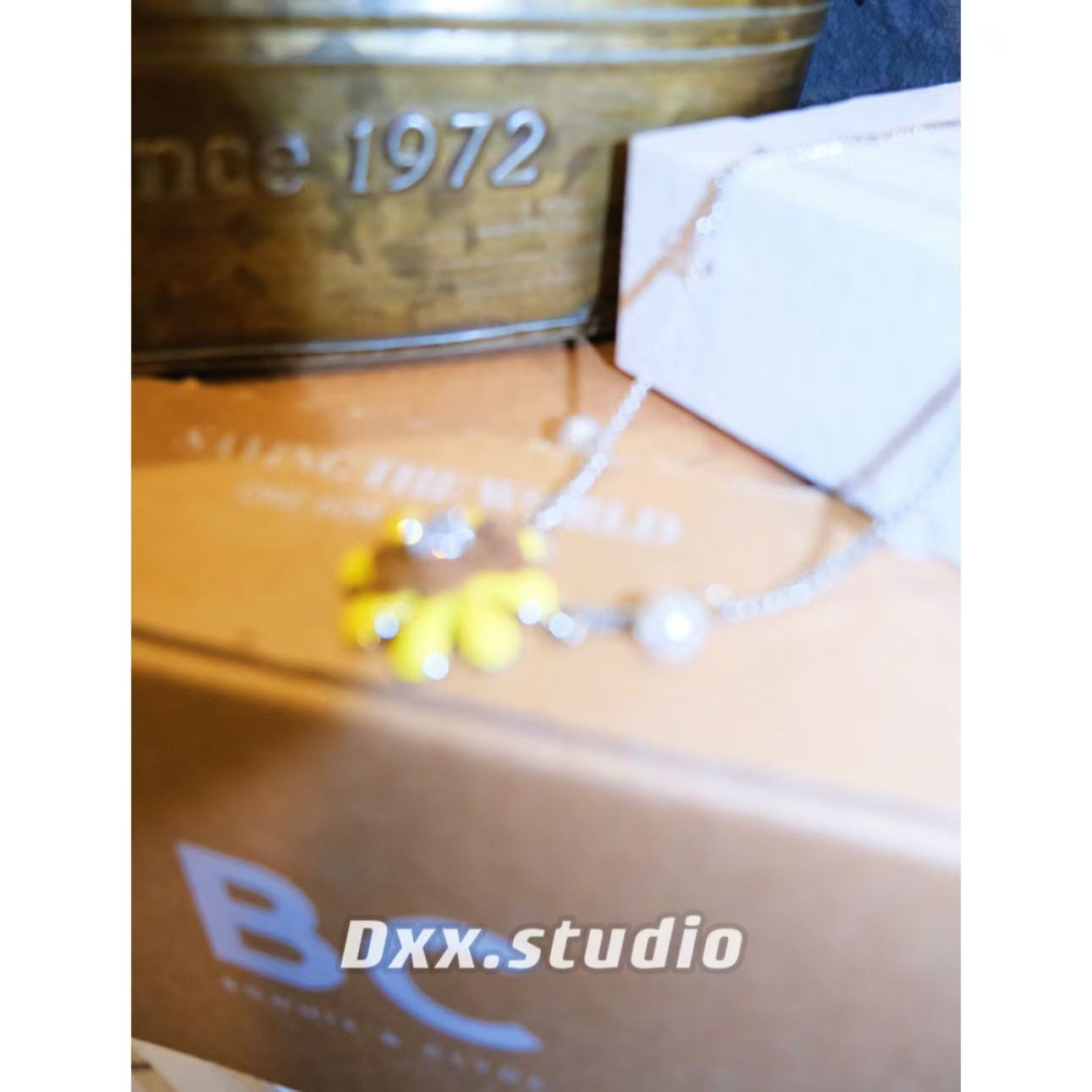 铜合金锆石项链 DXX小晰饰品-新品-【小熊】项链42205