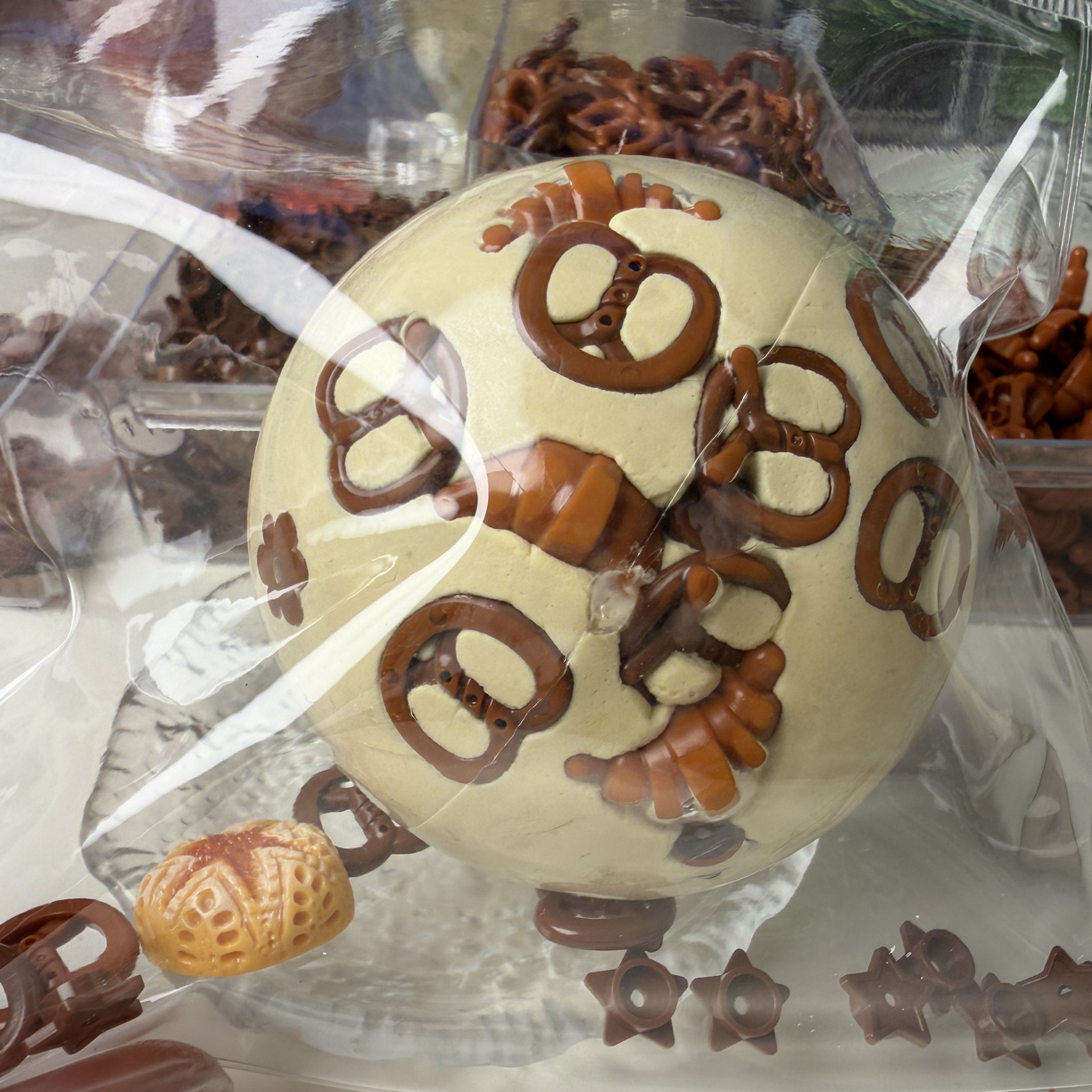 面包脑袋手作球环子diy创意手作球解压玩具一起玩泥捏捏