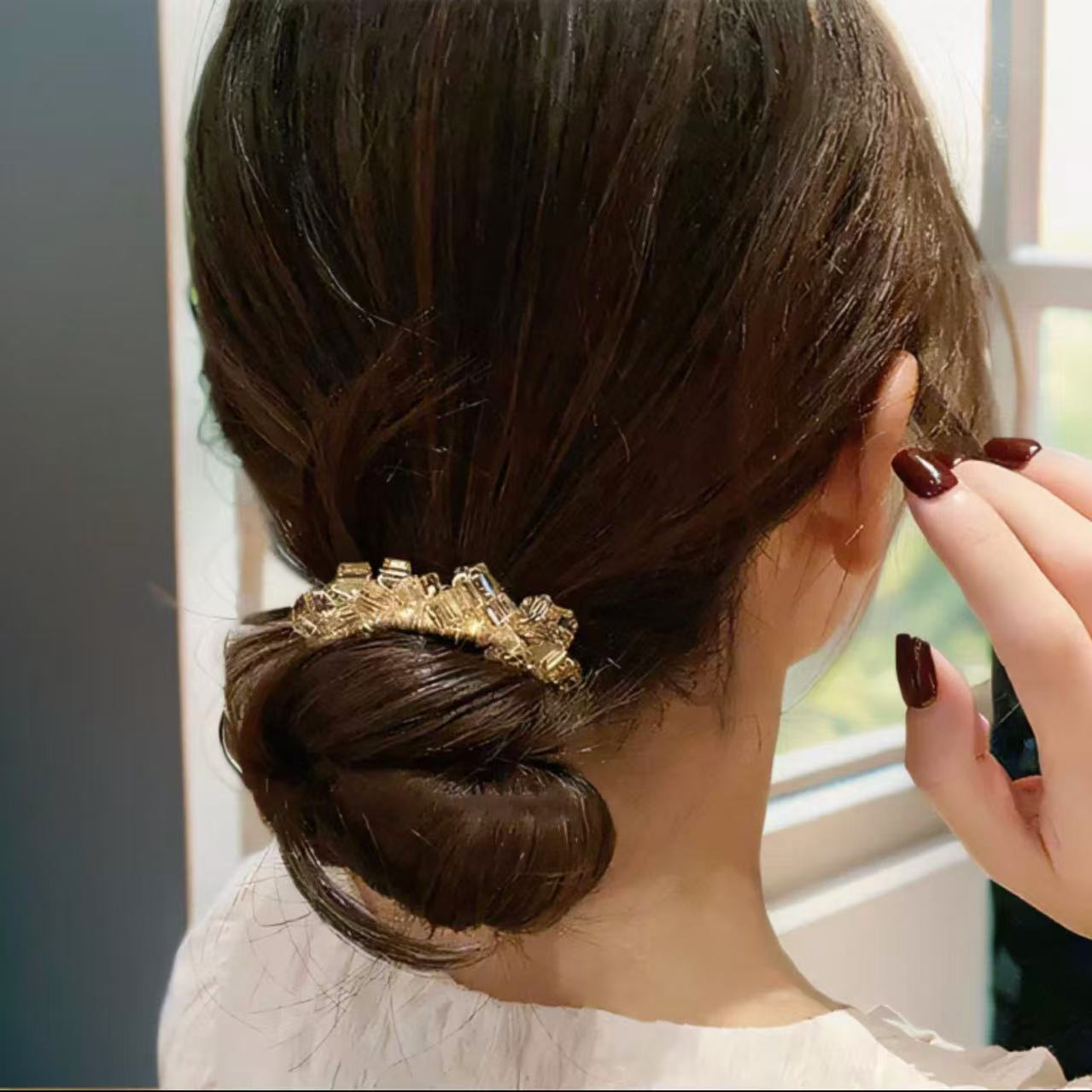 G151 古思礼 时尚精致亮晶晶发圈YM1363-XBS