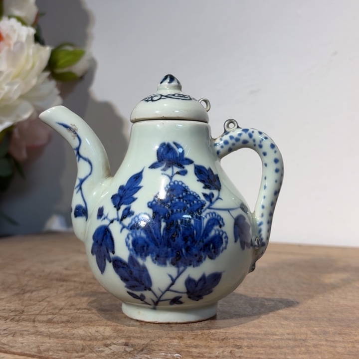 五***毛陶摆件青花瓷器摆件现代工艺品