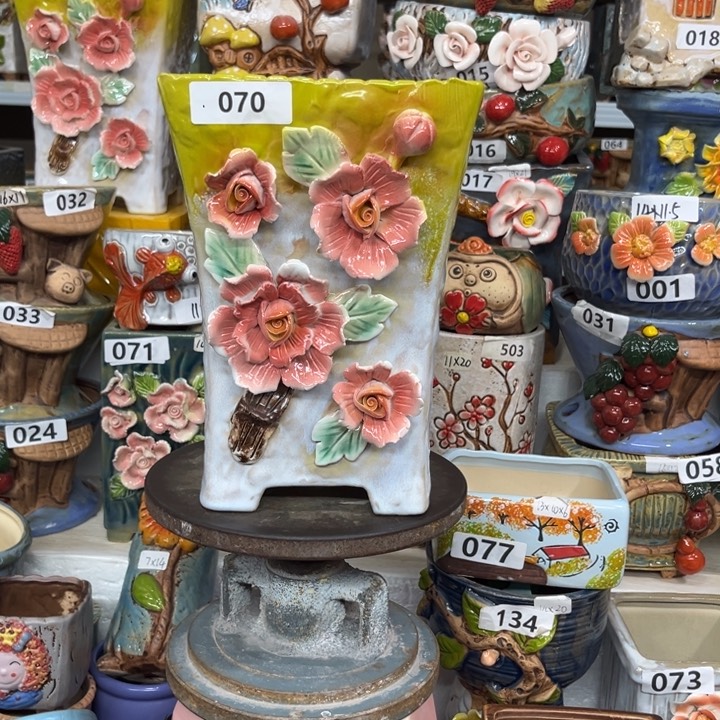 紫砂花盆粗陶材质多肉花盆