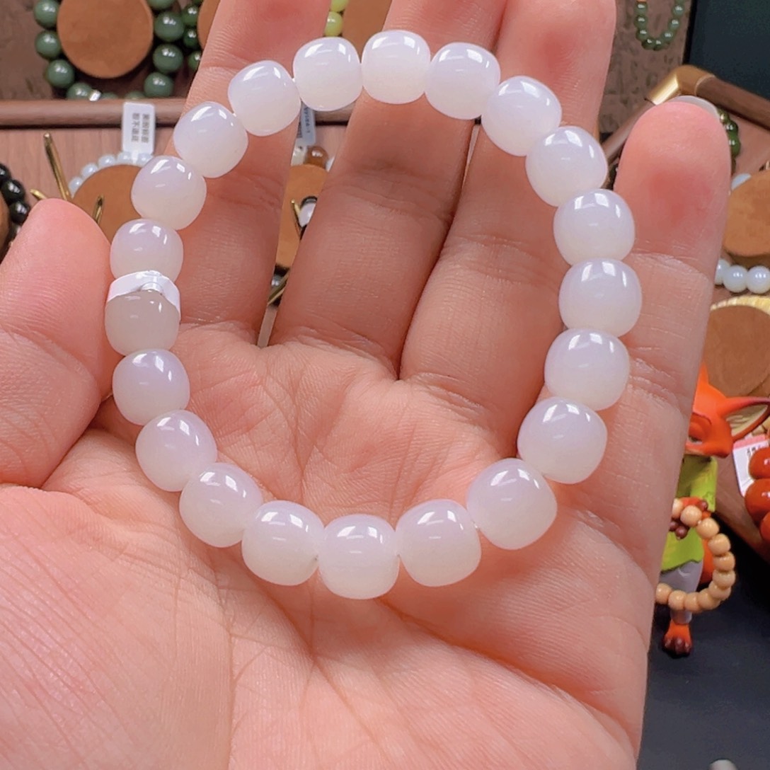 未镶嵌手串和田玉野牛沟10mm