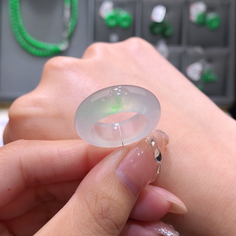 【闪购商品】未镶嵌戒指翡翠11-12号