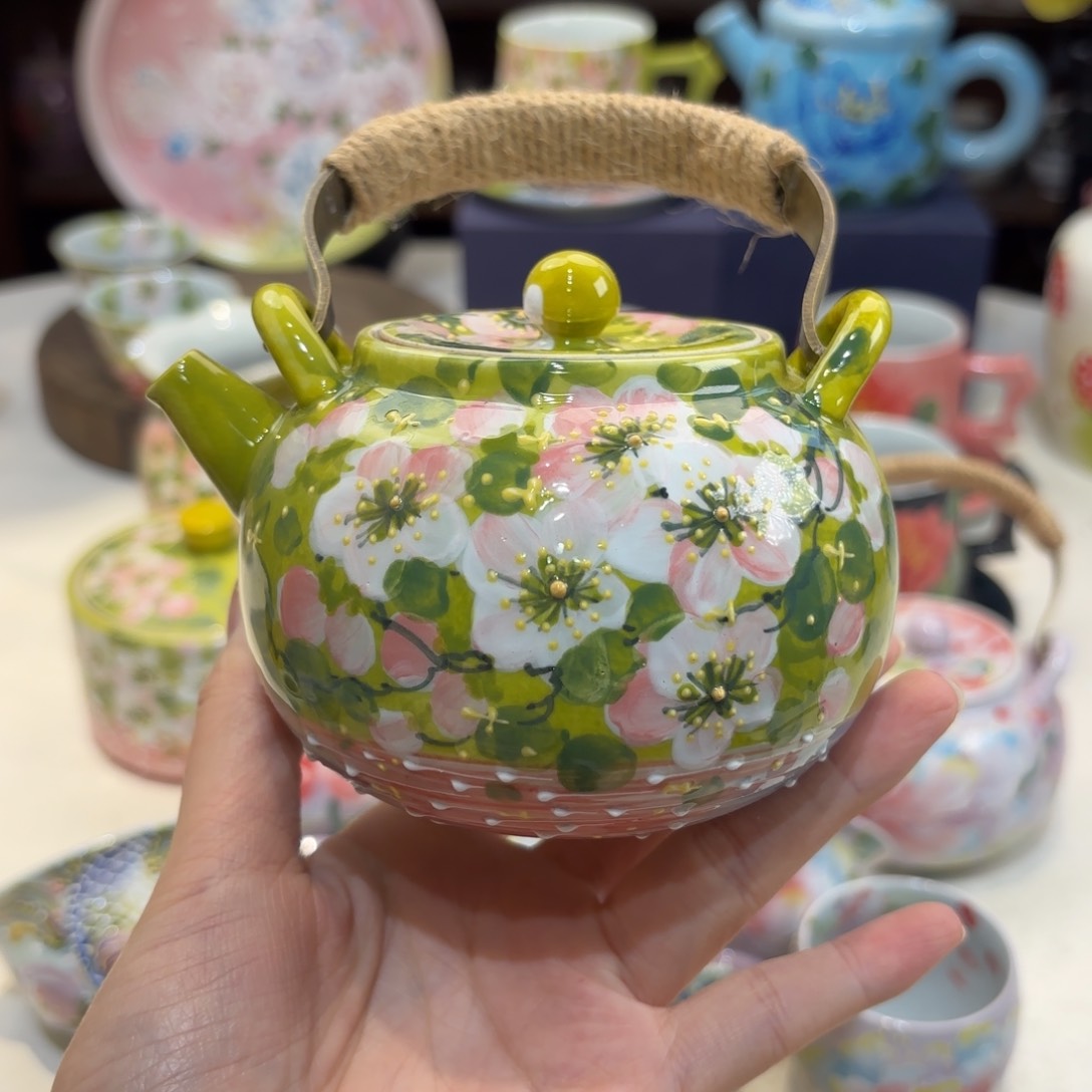 景德镇手绘高温釉下彩陶瓷茶具
