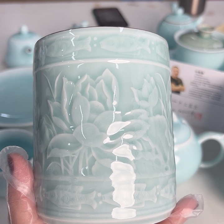 小米茶器龙泉青瓷