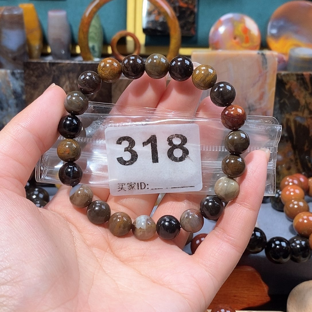 硅化玉天然北票硅化玉手串未镶嵌