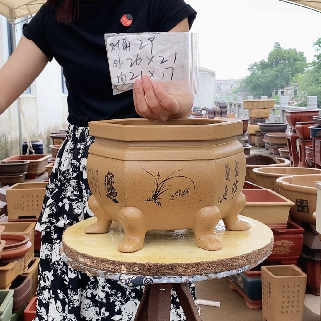 紫砂花盆紫砂花盆