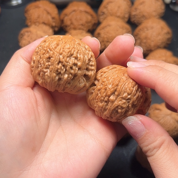 文玩核桃吊坠岛*泥鳅背42