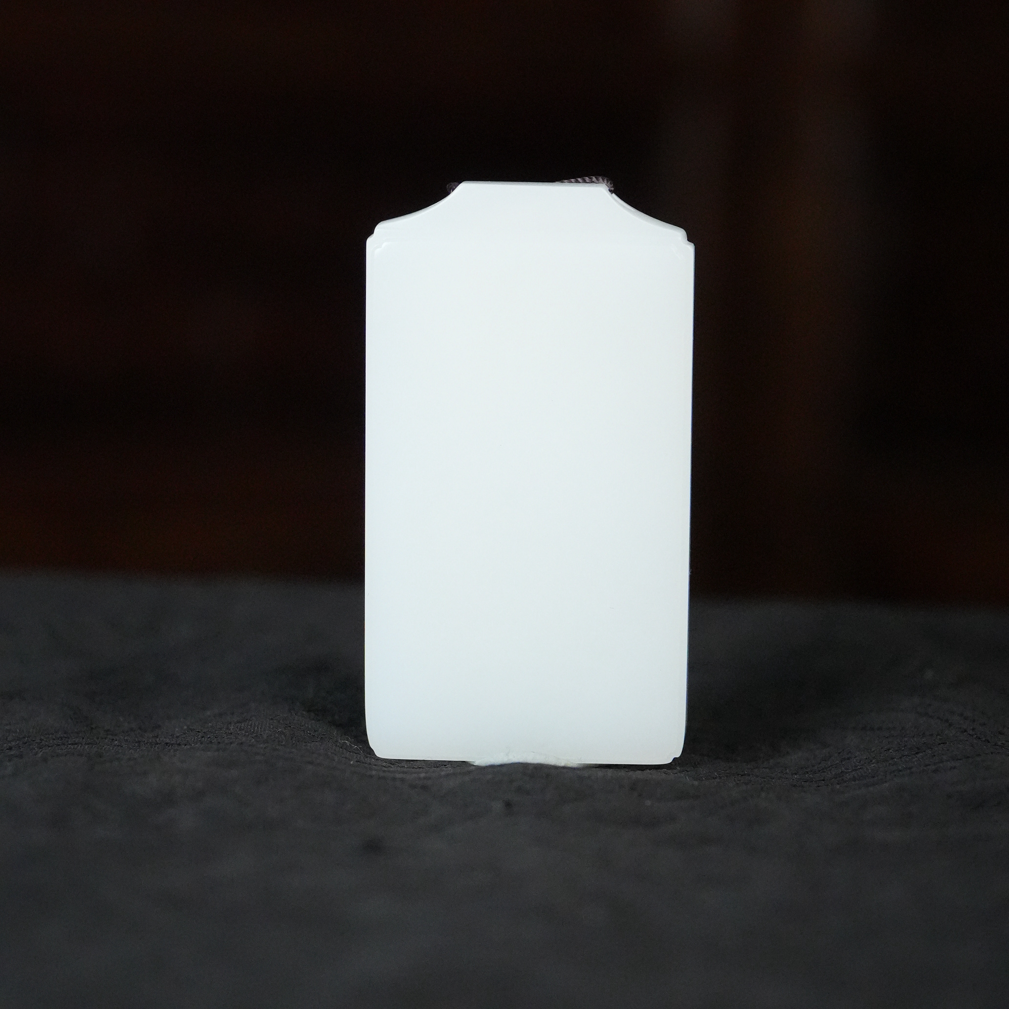 和田玉羊脂玉无事牌平安牌手工打磨隆