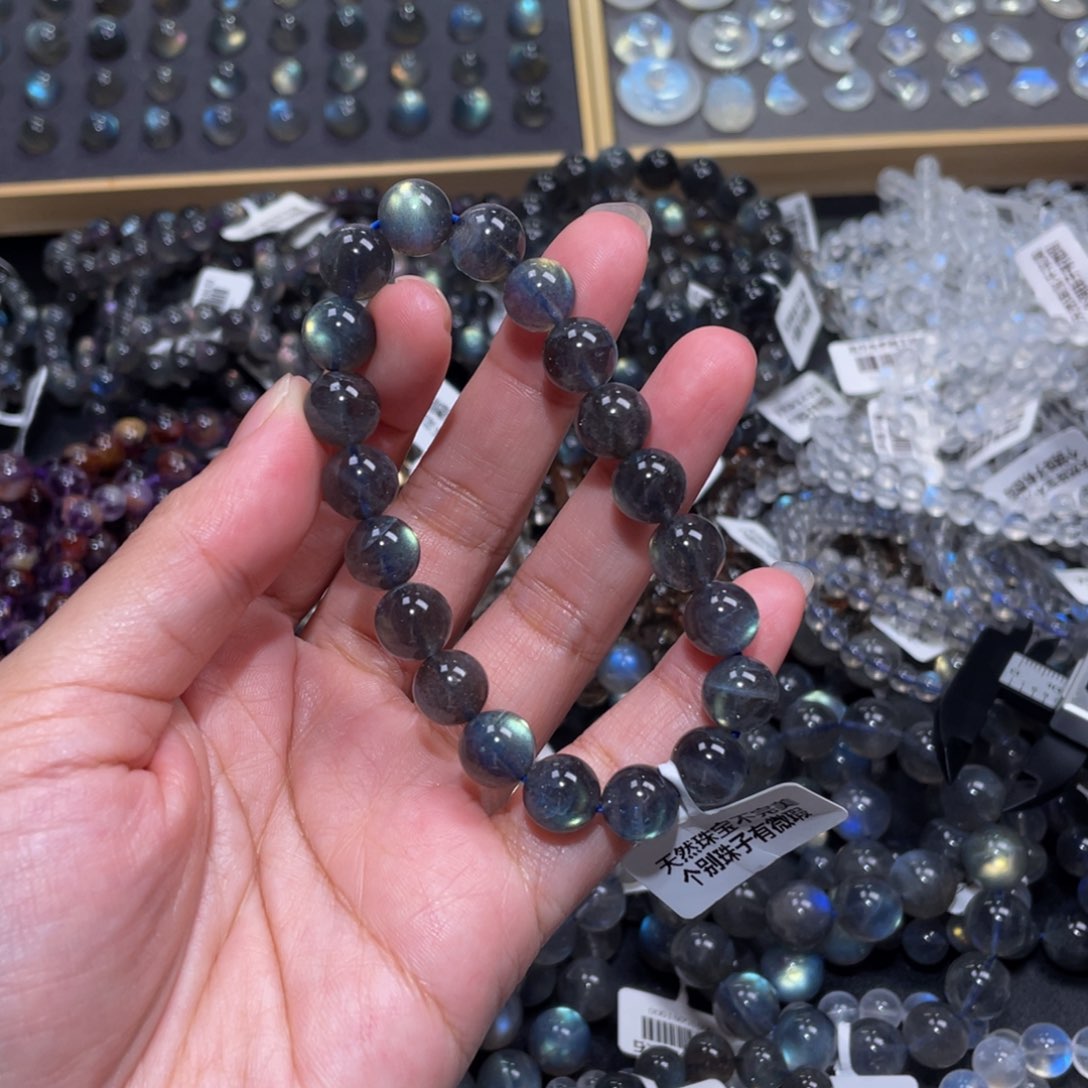 拉长石手链未镶嵌我**走拉长石手链10m