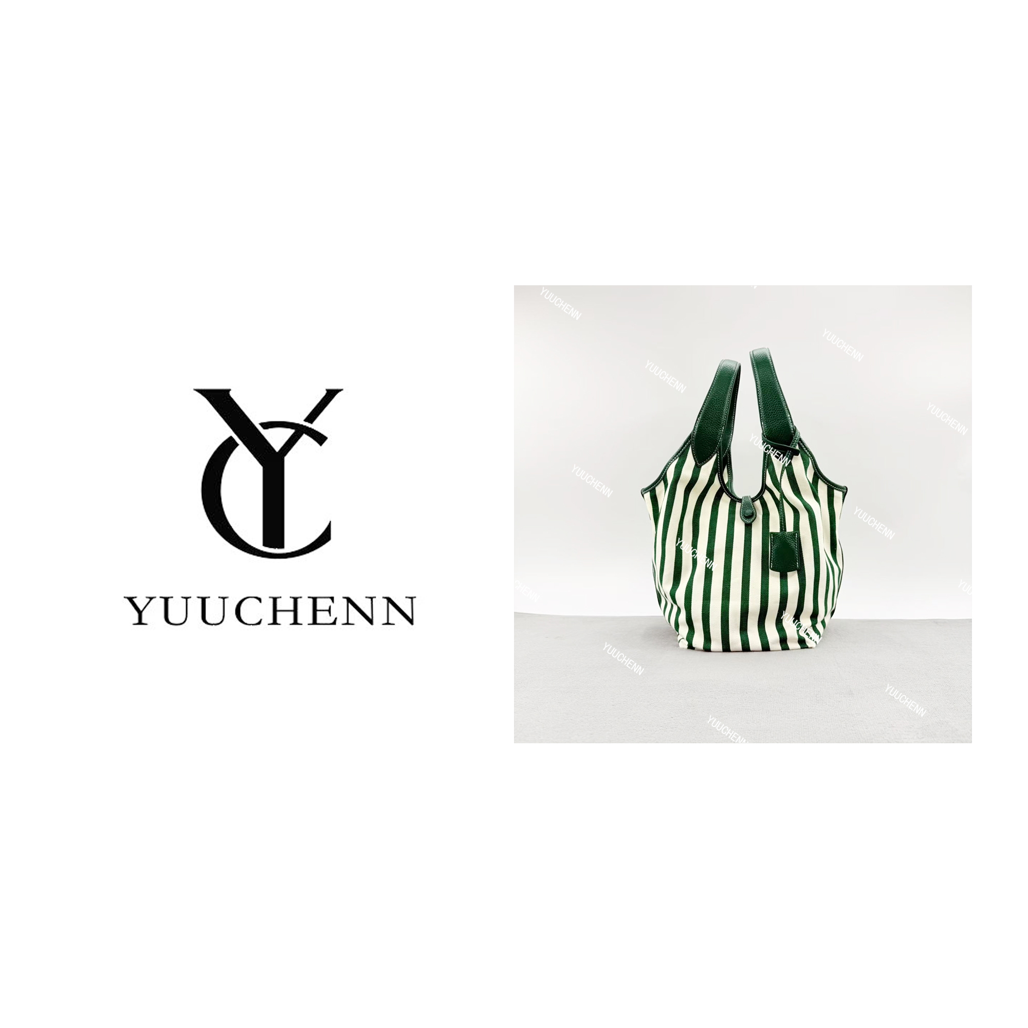 YUUCHENN/24cm原创设计高定真皮包 HH7134