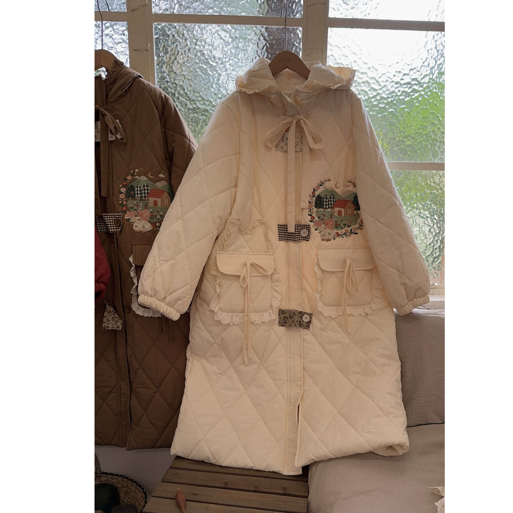 合集福利清货冬款棉服外套森系重工长款宽松大版