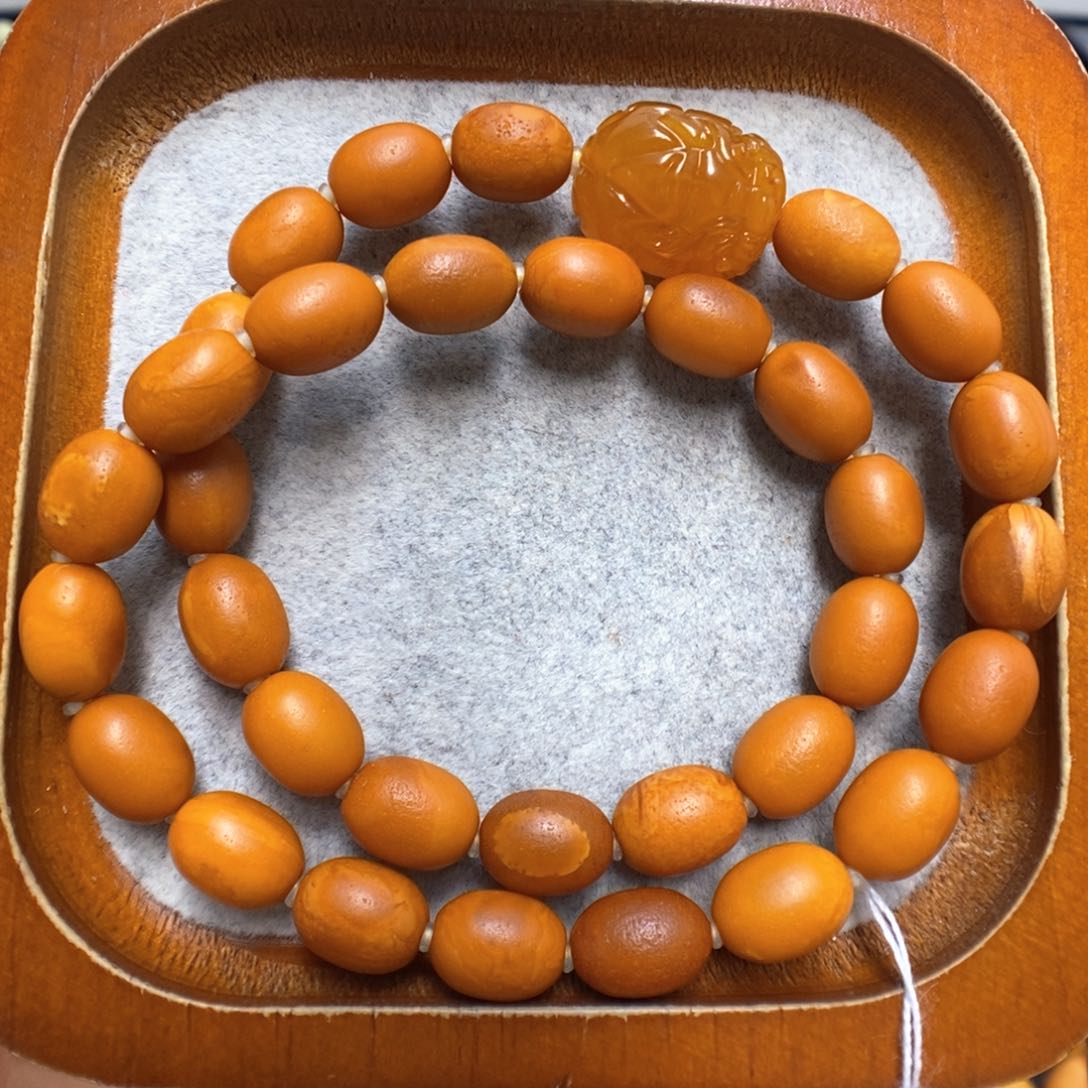 蜜蜡手串未镶嵌蜜蜡手串