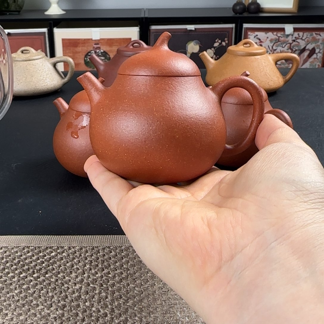 紫砂茶壶微瑕茄瓜