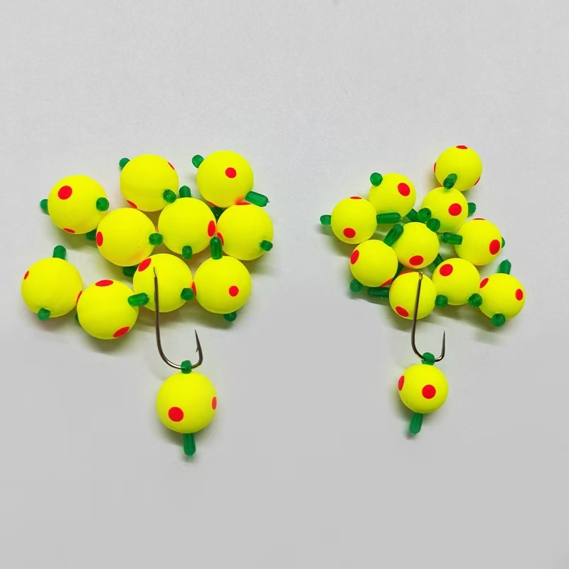 钓鱼珠珠钓组欧式挂钩浮力珠珠离底钓法欧鲤钓珠珠反底钓浮珠珠