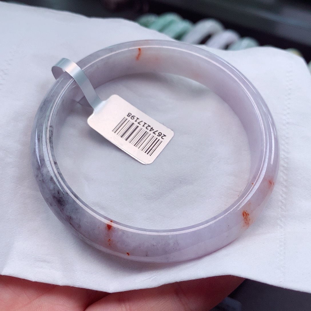 翡翠手镯未镶嵌圈口6162