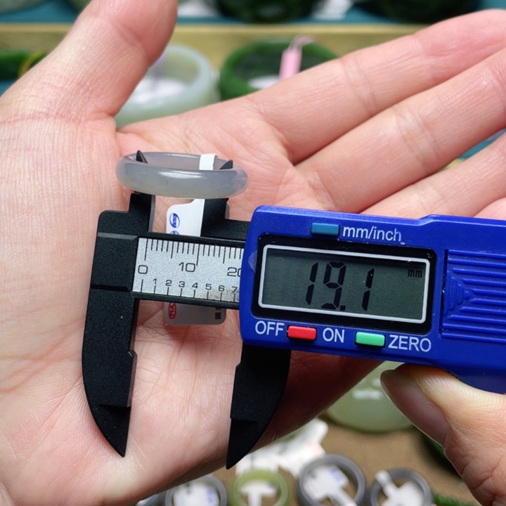 和田玉戒指未镶嵌心*