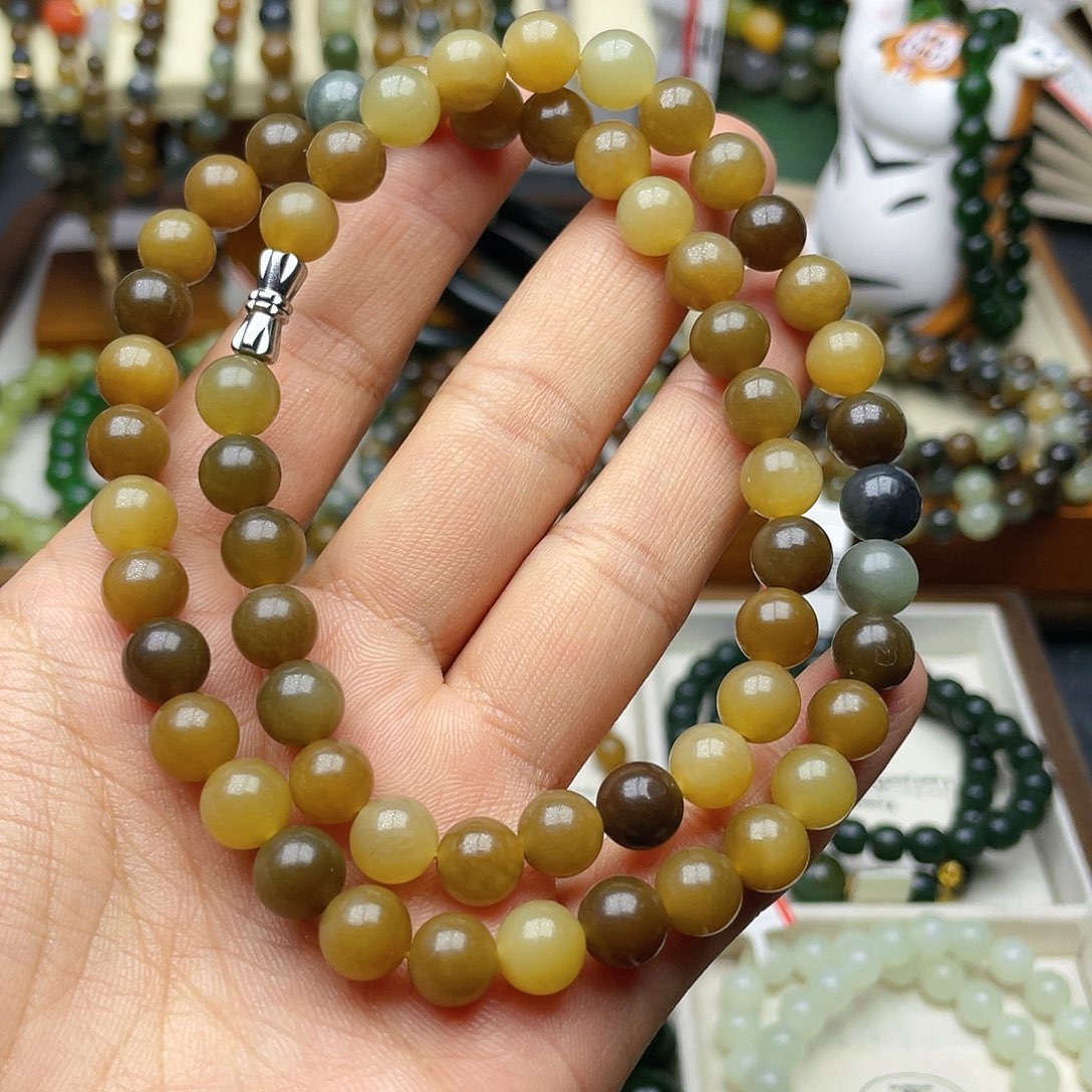 和田玉项链卡8未镶嵌