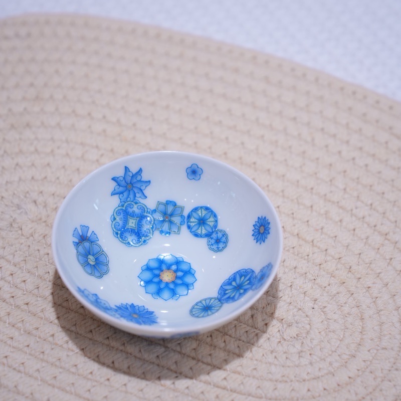 艺林堂珐琅皮球花卧足杯大杯
