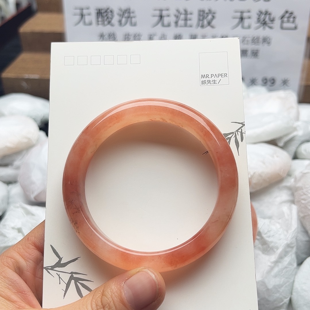 未镶嵌手镯石英质玉666