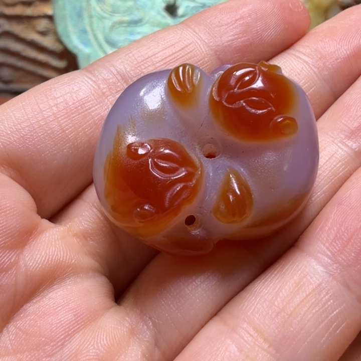 大***下玛瑙/玉髓未镶嵌颈饰