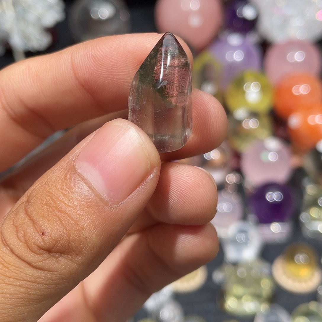 水晶未镶嵌珠宝半成品微瑕