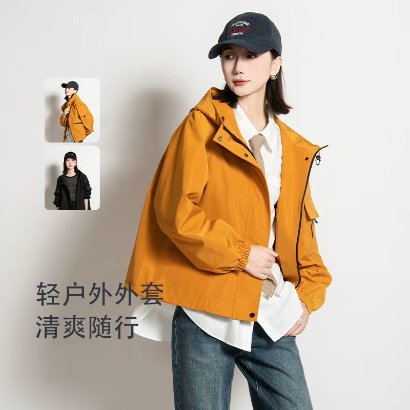 MASIENDI/玛丝恩迪秋冬连帽潮流防风宽松上衣430615