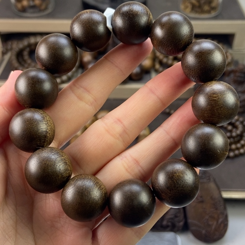 【闪购商品】沉香手串A***行越南芽庄白棋