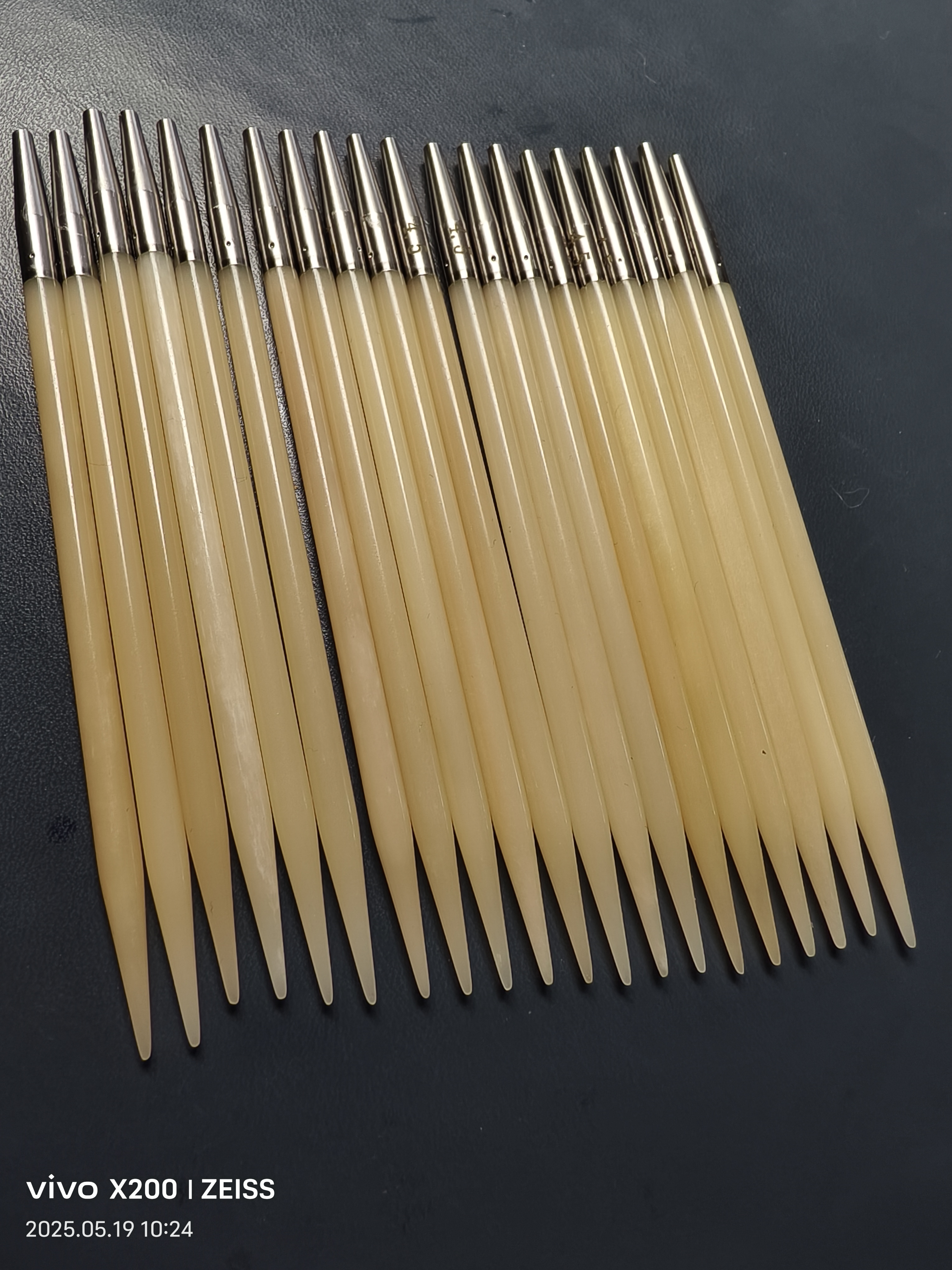 手工牛骨毛衣针可拆卸环形身子针编织工具