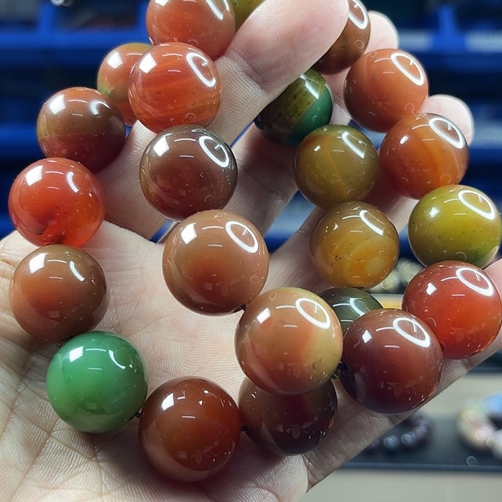 玛瑙未镶嵌手链T28盐多样发其一卡20左右