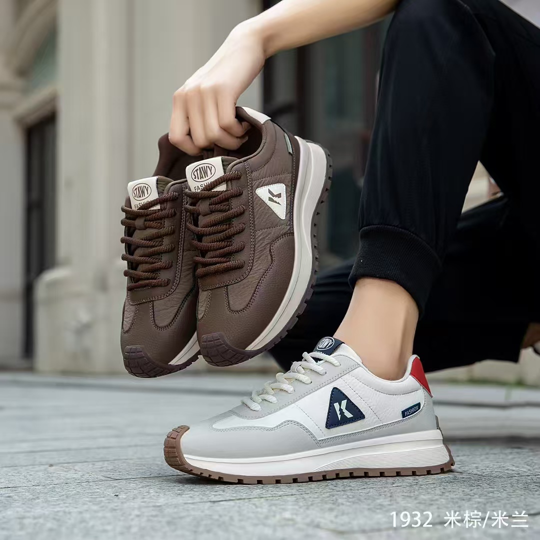 男鞋秋冬季新款运动休闲跑步软底防臭阿甘鞋1932