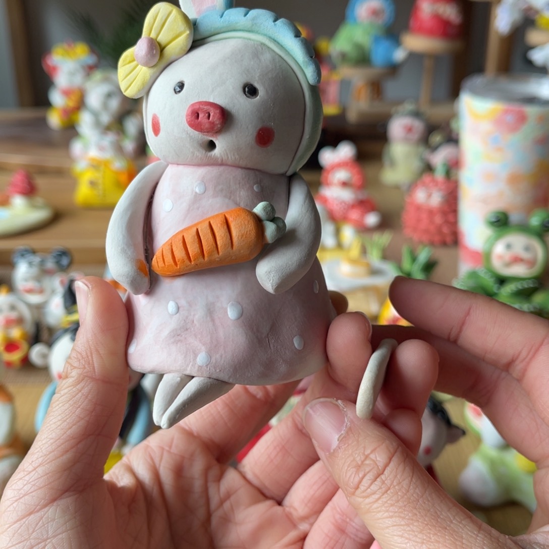 【闪购商品】摆件丽***1景德镇陶瓷手作暇